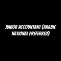 Junior Accountant (Arabic National Preferred)